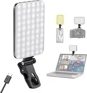 Phone Camera Light | 60 LEDs High Fill Light Bright Portable - 3 Modes Rechargeable Phone Light Beauty Light for Indoor Studios Nights Homes Puchen
