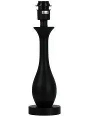 [Oriel Lighting] Barton Matt Table Lamp Base Only Black