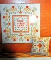 "Amazing Grace" Summer House Stitche Workes Cross Stitch Chart 3 Designs