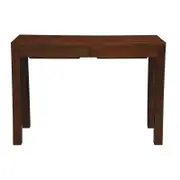 Amsterdam 2 Drawer Desk - Mahogany