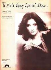CHARLENE IT AIN'T EASY COMIN' DOWN SHEET MUSIC-PIANO/V/GUITAR/CHORDS-1976-NEW!!