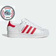adidas Originals Superstar II JQ4728 Cloud White/Better Scarlet/Black Men Shoes