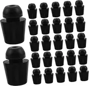 GLEAVI 50pcs Rubber Car Door Bumper Guards Pads Protection Easy Installation Edge Protectors Compatible with and Vehicles
