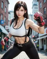Tifa Final Fantasy 7 Pin-Up Fan Art Print Poster Size A3 JAPAN 297×420mm 337