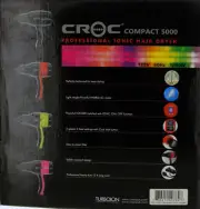 Hair Dryer. CROC Compact 5000 Professional Ionic Hair Dryer