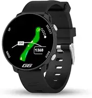 Shot Scope G6 GPS Watch, 38k+ Pre-Loaded Courses, Full Hole Maps, 2X Strap Sets (Black and Gray), Color Sceen, Unisex Golf Watch for Men and Women