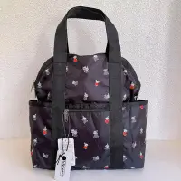 在飛比找Yahoo!奇摩拍賣優惠-新款熱銷 LeSportsac x 黑底 moomin 24