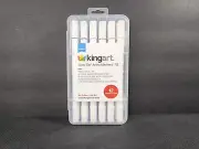 Kingart Twin Tip Alcohol 12 Set Markers - Fine & Chisel Studio