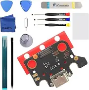 Charging Port Replacement for Samsung Galaxy Tab A7 10.4" (2020) T500 T505 T505N Charging Port Replacement Kit for Galaxy Tab A7 (Not for 8.7" Tab A7 Lite) USB Flex Dock Connector Replacement