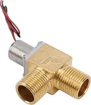 DC 4.5V G1/2 Brass Nickel Water Solenoid Valve - Normally Closed Power Saving Pulse Bistable Water Control Electric Valve With Detachable Filter