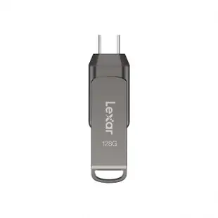 【Lexar 雷克沙】D400 128GB USB 3.1 Type-C 雙頭隨身碟