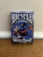 Bicycle White Rabbit Albino Dragon Playing cards blue- New Sealed
