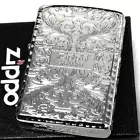 Zippo Armor Case Logo Arabesque Luxury1 Silver Platinum Limited Number Lighter