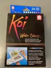 Sakura Koi Watercolors Pocket Field Sketch Box 24pc Art Craft Paint Vibrant