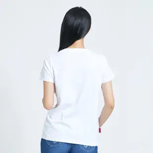EDWIN 人氣復刻 超市系列 總匯LOGO短袖T恤(白色)-女款