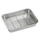 Practical Stainless Steel Baking Tray and Cooling Rack Set for Kitchen Needs