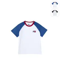 在飛比找蝦皮商城優惠-【FILA】KIDS 孩童款 短袖圓領上衣-藍色 1TEW-