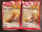 BETTY CROCKER PUMPKIN SPICE COOKIE MIX Pack of 2
