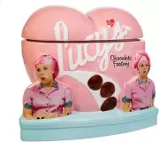 I Love Lucy® Lucy’s Chocolate Factory Porcelain Cookie Jar Kurt Adler NEW IN BOX