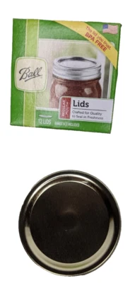 Ball Mason Jar Lids Regular Mouth Canning Sealed 12 Count