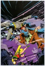 Vintage Print Ad 1993 Batman Robin Original Promo Poster Marshall Rogers Art