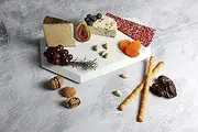 GABEL & TELLER Facet Marble Serving Board, 35 x 20 cm