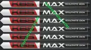 KBS MAX Graphite .370" Parallel Tip Golf Iron Shafts - Stiff Flex 85g Set of 6