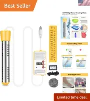 Fast Heating 3000W Immersion Heater with Timer – Perfect for Pools & Bathtubs
