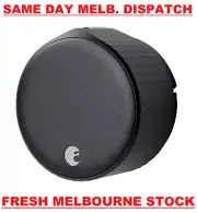 August Wi-Fi Smart Lock 4th Gen App Connect Keyless Door Built-In WIFI BLACK NEW