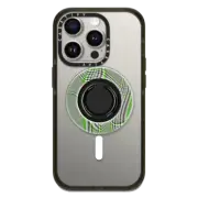 Snappy Ring Holder Mirror Snappy™ Ring Holder MagSafe Compatible Distorted Plaid - Green