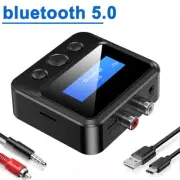 Bluetooth 5.0 Receiver Transmitter 3.5MM RCA Audio Music Adapter Support 64GB TF
