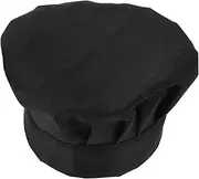 [FRCOLOR] Adjustable Chef Work Hat Cotton Chef Cap for Baker Kitchen Catering Food Service Black