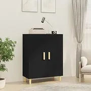 Sideboard Black 70x34x90 cm Engineered Wood Dining Storage