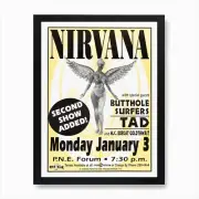 Nirvana Concert Poster