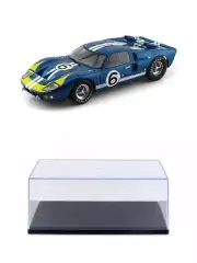 DIECAST CAR W/DISPLAY CASE 1966 FORD GT-40 MK II LE MANS #6 SHELBY SC416BU 1/18