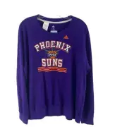 Adidas NBA4HER Women's Purple/Orange Phoenix Suns Pullover Sweatshirt Size 2XL
