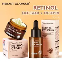 在飛比找蝦皮購物優惠-Retinol Face Cream And Eye Ser