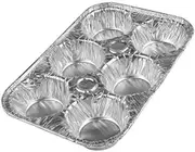 6-Cup Foil Muffin Mould Cupcake Bakeware Mold Cake Pan Baking Donut Tray Kitchen
