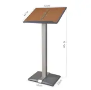 Lectern Stand / Menu Stand / Catalogue Browser Floor Stand / Brochure Stand D