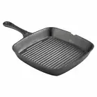 NEW PYROLUX PYROCAST 25 x 24 x 3.5cm SQUARE CAST IRON SKILLET PAN