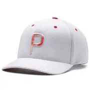 Men's PUMA P 110 Snapback Hat - Love - Barbados Cherry OSFM