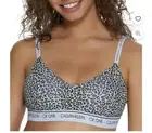 Calvin Klein ANIMAL PRINT CK One Cotton Lightly Lined Bralette, US X-large