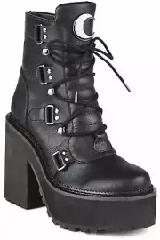 Killstar Broom Rider Celestial Platform Witch Goth Punk Boots K-FTW-F-2882