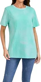 [AEARGIV] Women Maternity Zipper Tops Mama Zip Nursing Shirt for Breastfeeding Comfort Tie Dye Pregnancy Clothes Postpartum Tee