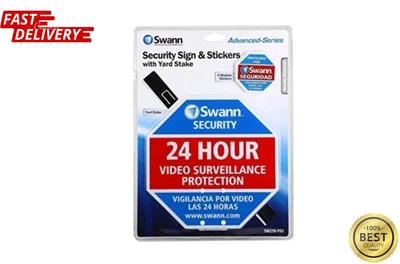 Swann Home Security Camera Sign for Yard and Surveillance System