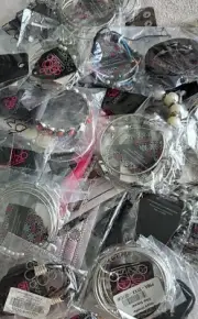 2017-2020 Lot of 223 Paparazzi Bracelets w/ Black Company Shelf Tags & Bagged