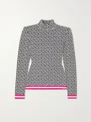 [Balmain] Balmain - Jacquard-knit Turtleneck Sweater - Black - FR 34 FR 34 Black