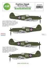 ASKD32015 1:32 ASK/Art Scale Decals - Curtiss Hawk H81-A-2 (P-40B Warhawk) Part