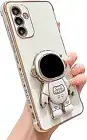 phylla Phone Case for Samsung Galaxy S23 FE 5g 6.4"|Luxury Plating Astronaut Sta