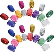 28pcs Curling Ribbon String: 5mmx10m Assorted Shimmery Curling Rolls for Balloon Garlands & DIY Crafts - Holiday Present Wrapping & Party Streamer